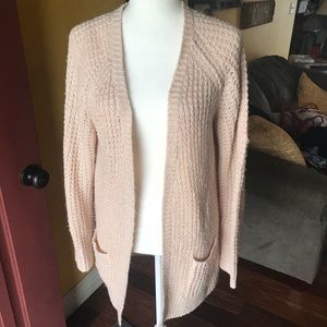Knitted baby pink sweater
